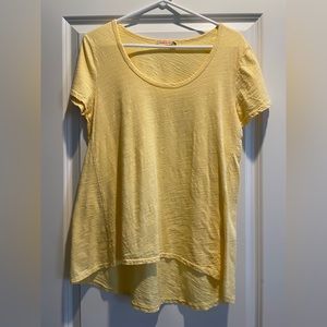 Fresh Produce Luna Tee in Yellow (New Without Tags) Size: Medium